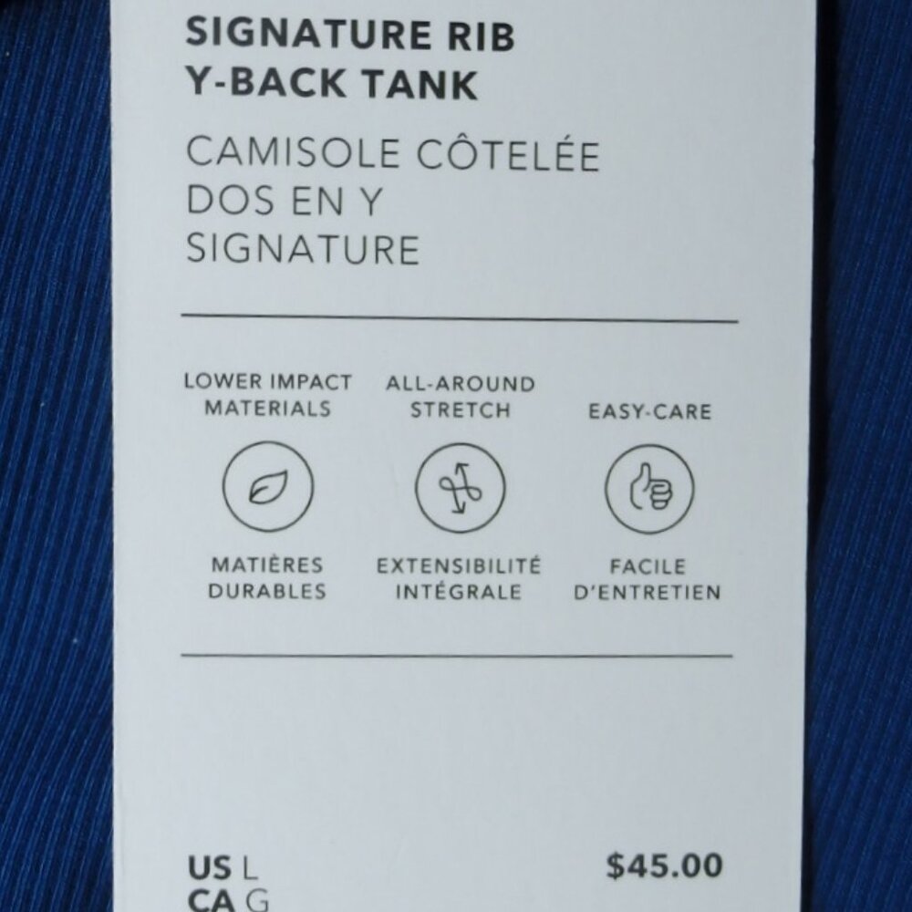 Athleta Deep Teal Racerback Tank - Picture 7 of 8